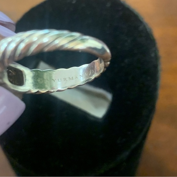 David Yurman noblesse two tone diamond ring - Picture 4 of 6